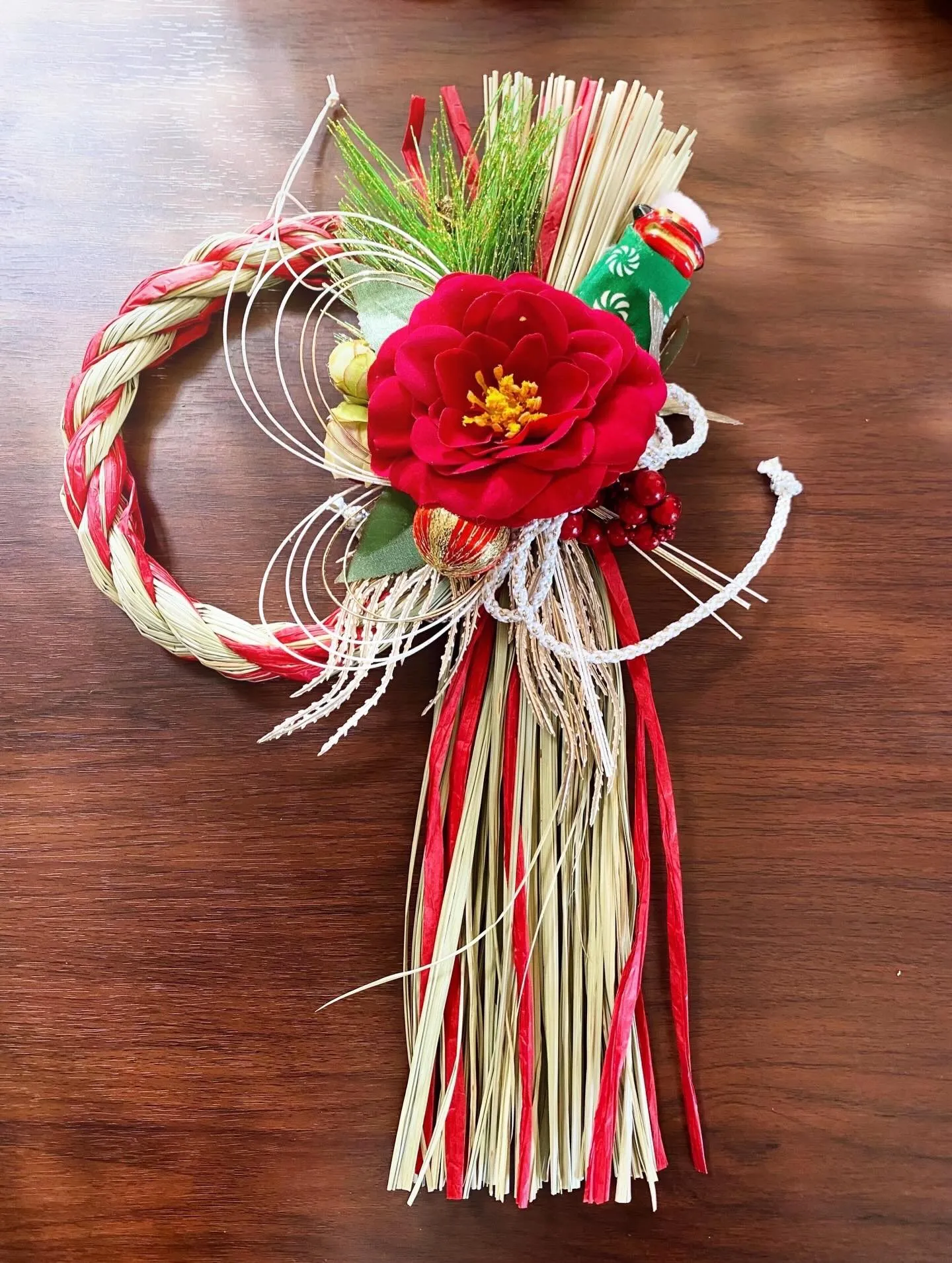 素敵なしめ縄で、年神様をお迎え👍