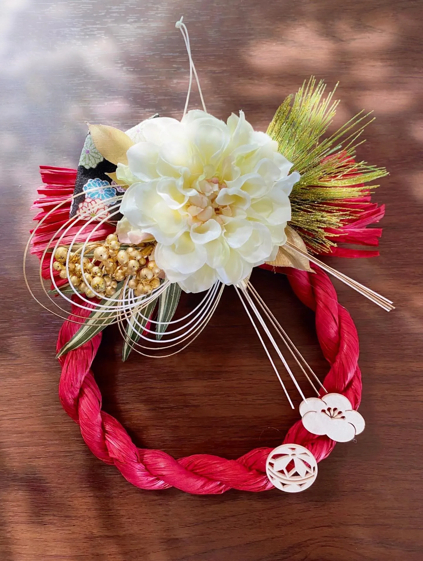 素敵なしめ縄で、年神様をお迎え👍